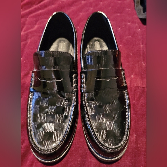 Men’s Louis Vuitton Graduation Damier Loafers Size 10M - Picture 1 of 11